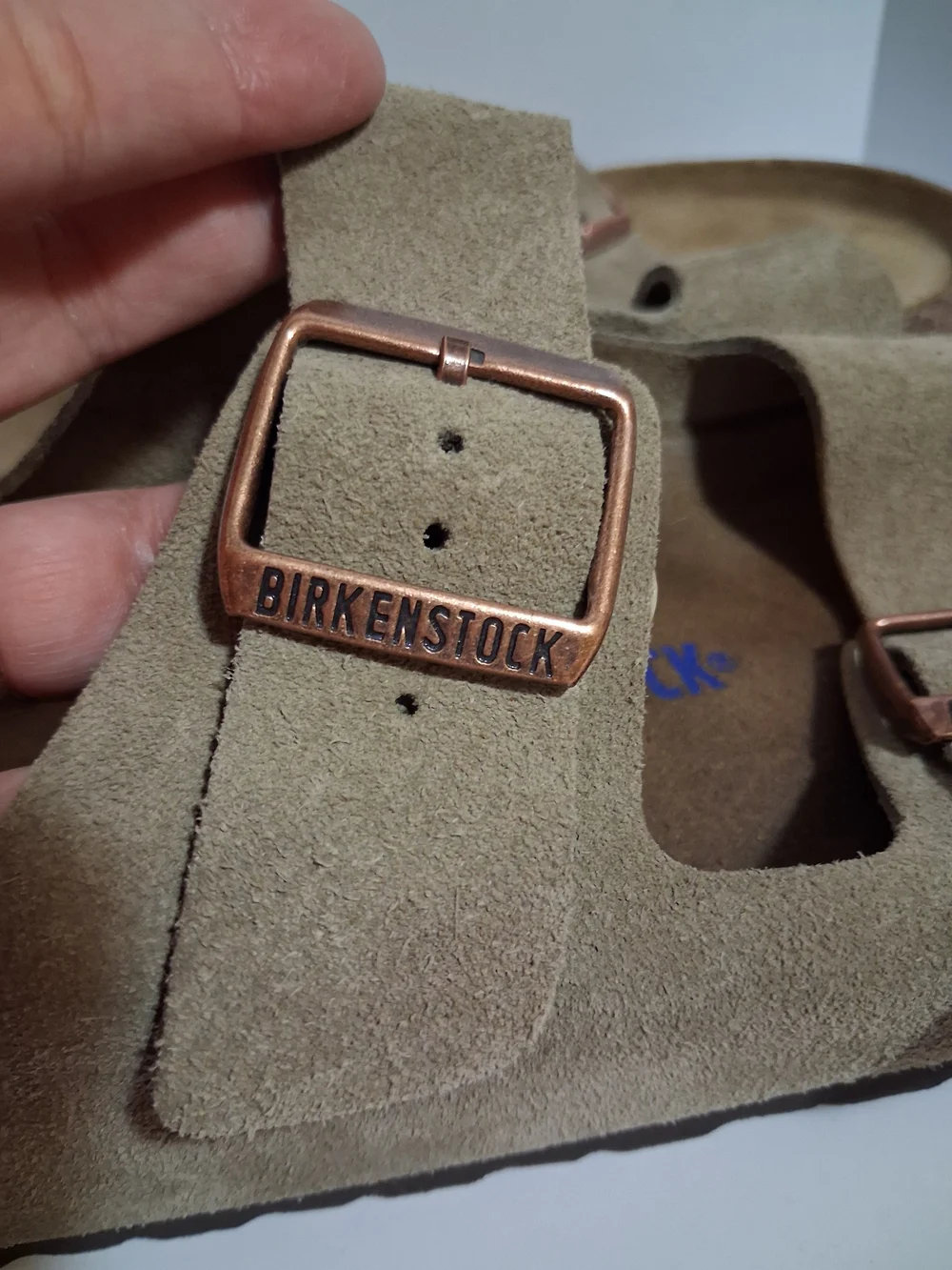 Birkenstock Unisex Arizona Suede Sandal — Taupe NWOT
